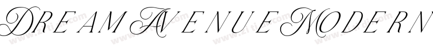 Dream Avenue Modern字体转换